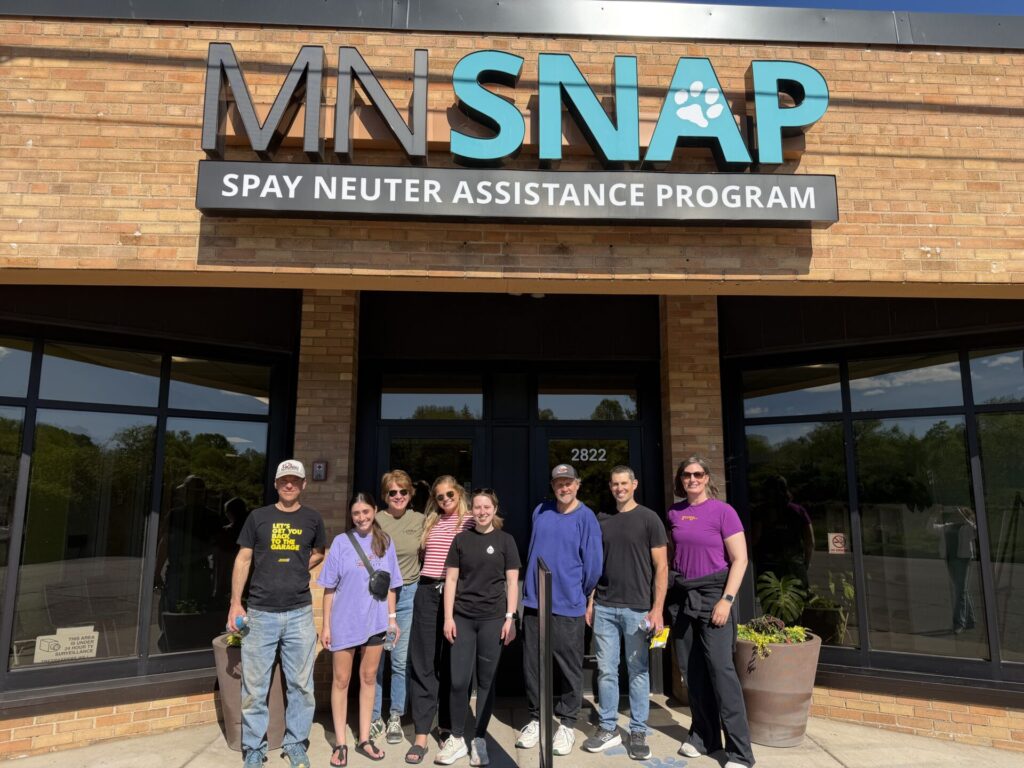folks standing outside MN SNAP office